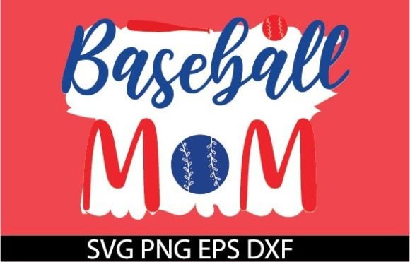 Baseball Mom STICKER SVG DESIGN: Graphics & Crafts