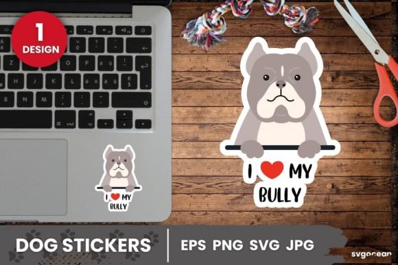Bully Sticker SVG Printable for Crafts and Graphics