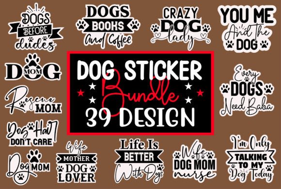 Dog Sticker Svg Design: Graphics for Crafts