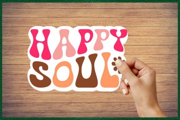 Happy Soul Sticker Svg: Graphics for Crafts
