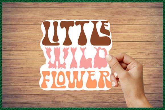 Little Wild Flower Sticker Svg: Graphics for Crafts