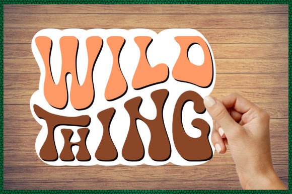 Wild Thing Sticker Svg: Graphics for Crafts and Creative Brands